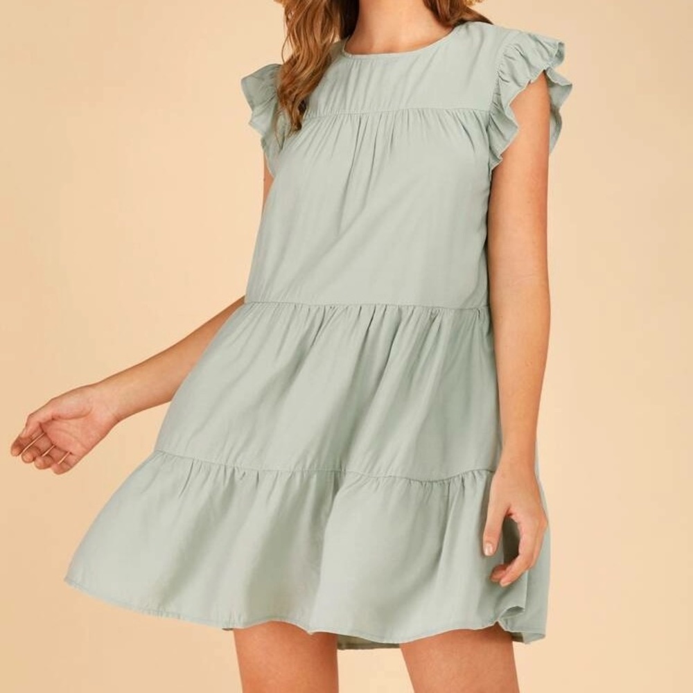 Sage Boho Dress :)